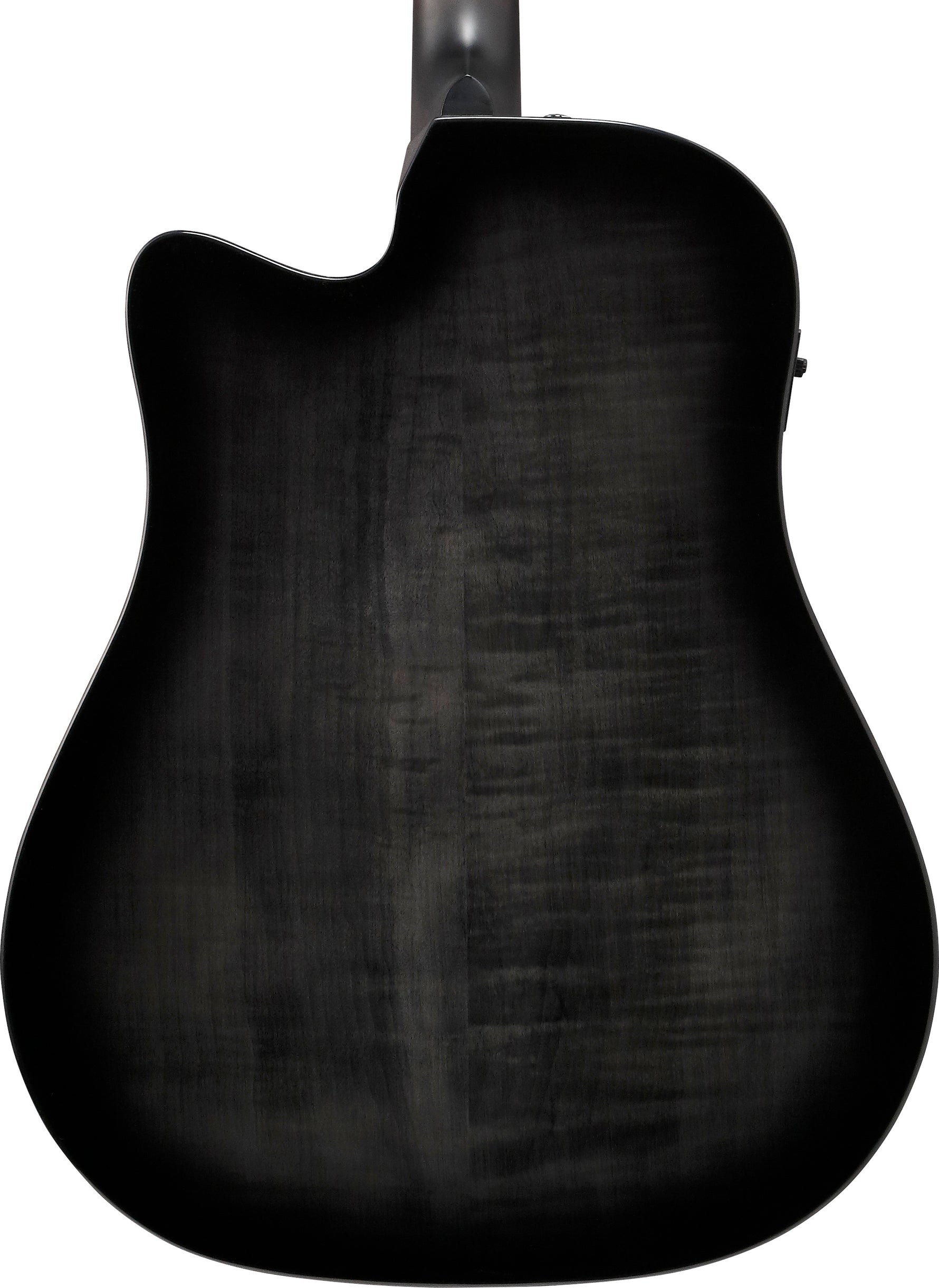Ibanez AAD77CETKS Acoustic Electric Guitar - Transparent Black Sunburst High Gloss 6