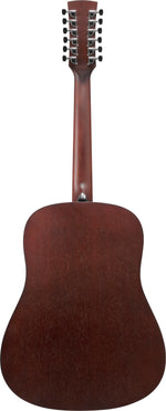 Ibanez PF5412WKH 12-String Acoustic Guitar - Weathered Black Open Pore 6