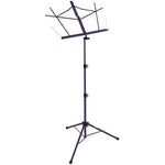 Onstage SM7222PB Tubular Music Stand With Carry Bag Purple