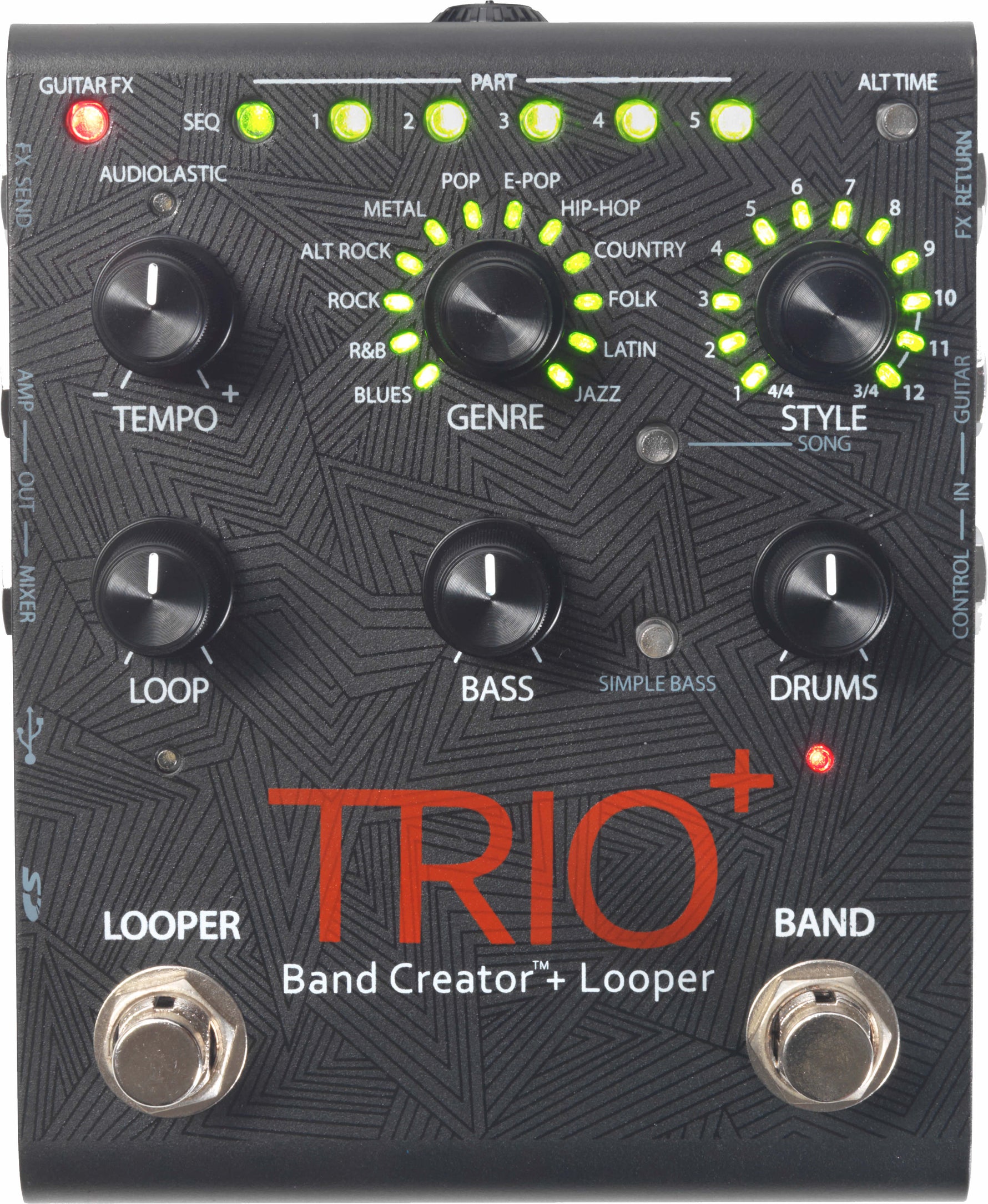 Digitech TRIOplus Band Creator Looper Pedal – George's Music