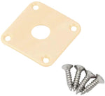 Allparts AP-0633-028 Plastic Square Jackplate for Les Paul - Cream