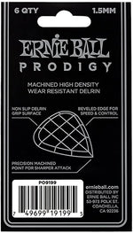 Ernie Ball Prodigy 1.5mm Picks (Black) - 6 Pack 2