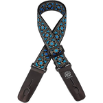 Lock-It Straps 2\" Jacquard Guitar Strap - Blue Minstrel