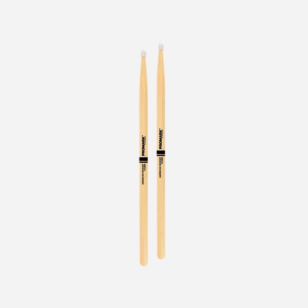 Promark 2B Hickory Nylon Tip Drumstick 3
