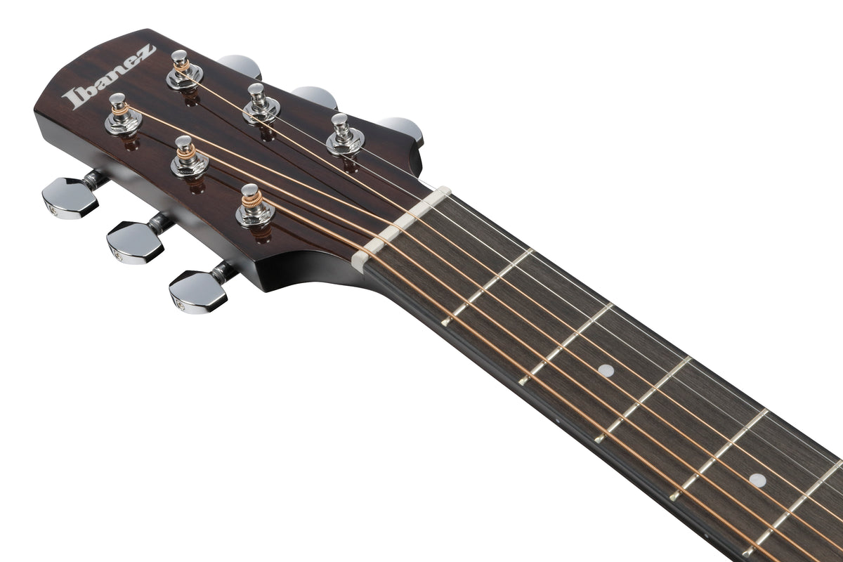 Ibanez AAD77CETKS Acoustic Electric Guitar - Transparent Black Sunburst High Gloss 2