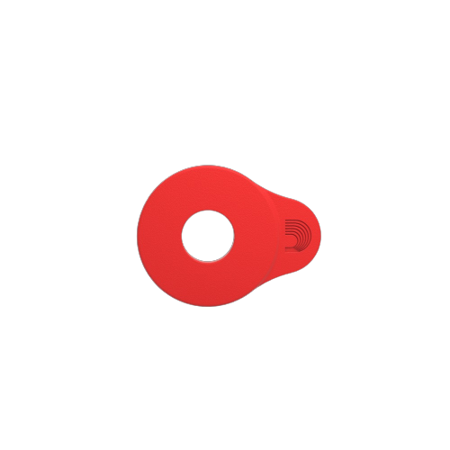 D'Addario Flex Lock Strap Blocks (4-Pack) - Red 4