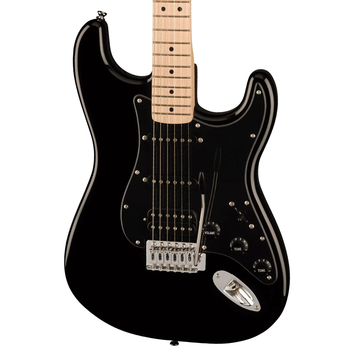 Squier Sonic Stratocaster HSS Electric Guitar - Black 2