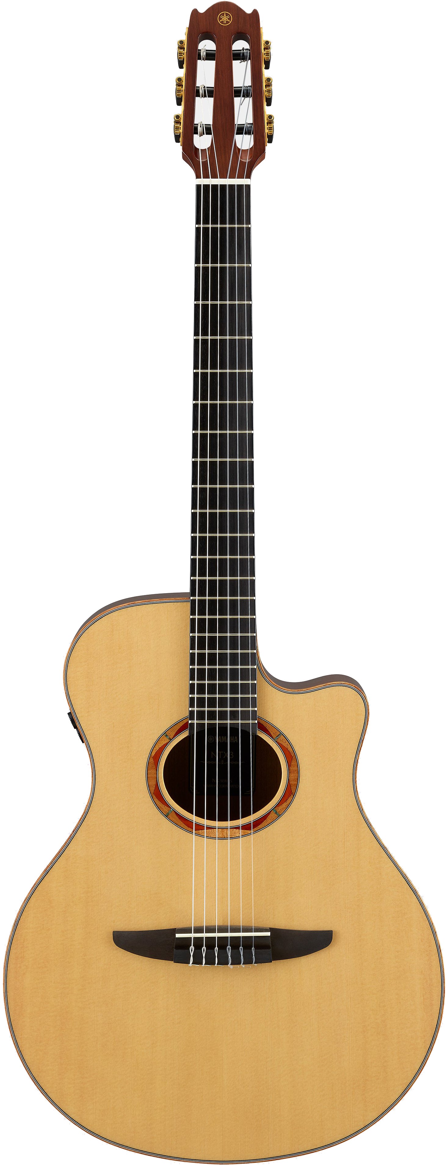 Yamaha NTX3NT Solid Acoustic-Electric Nylon String with Gig Bag (Natural) 3