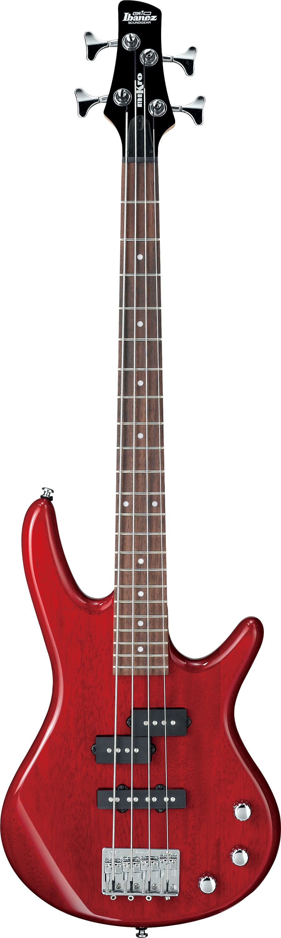 Ibanez GSRM20BTR Mikro Bass Guitar Trans Red 2