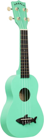 Kala Makala MK-SSGRN 'Shark' Soprano Ukulele - Surf Green 4