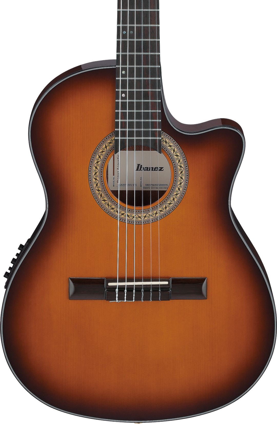 Ibanez GA35TCEVLS Acoustic Electric Guitar - Violin Sunburst High Gloss