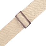 Levys MH8P-NAT 2\" Wide Hemp Guitar Strap - Natural 3