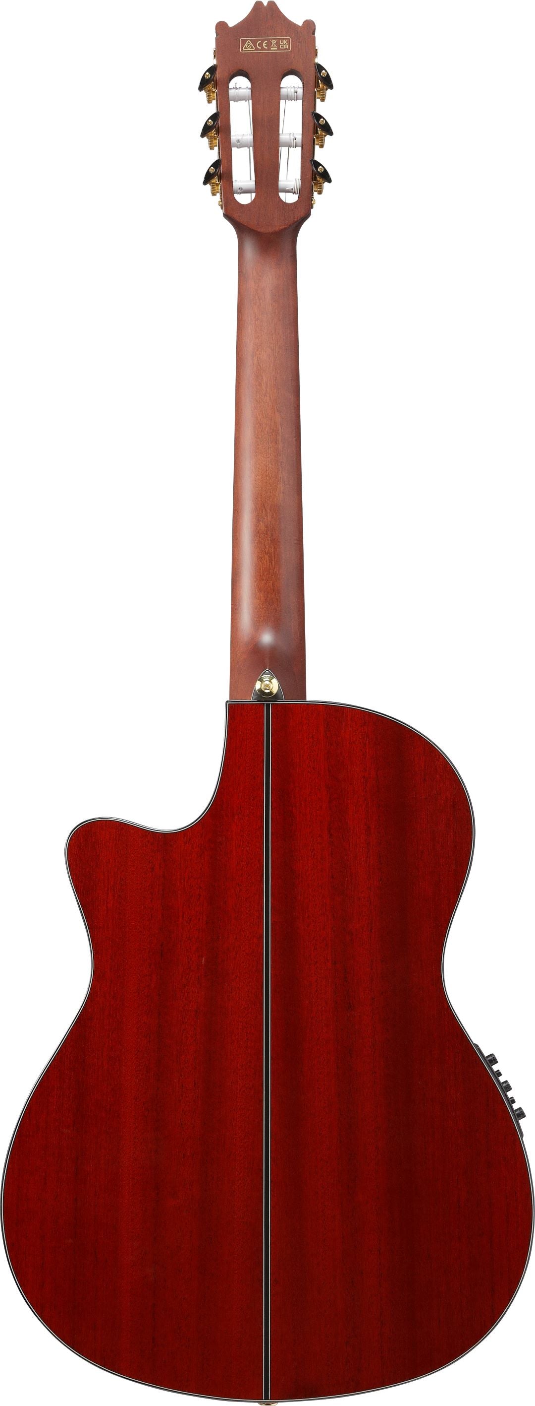 Ibanez GA35TCESRR Acoustic Electric Guitar - Sapphire Red High Gloss 7