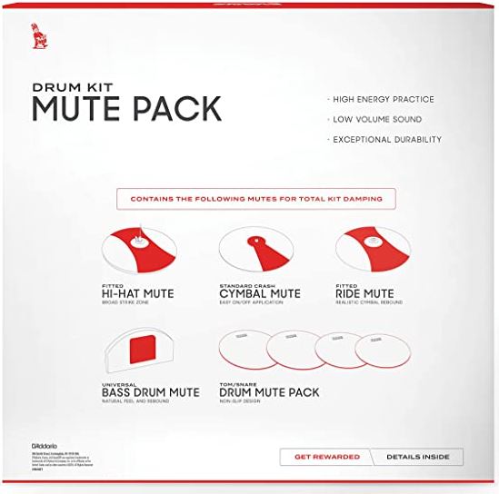 Evans SOSETROCK SoundOff Rock Set Drum Mutes 3