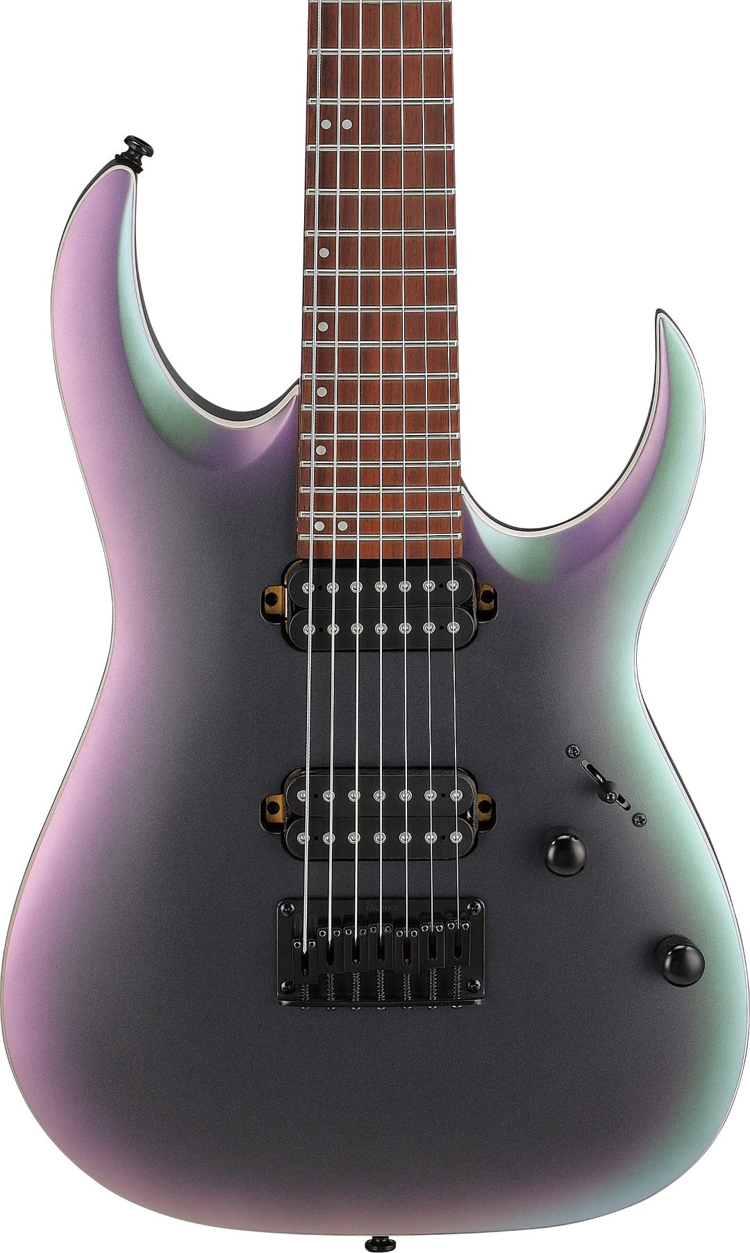Ibanez RGA742EXBAM Standard 7-String Electric Guitar - Black Aurora Burst Matte