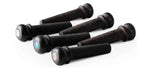 Taylor Bridge Pins Ebony (With Abalone) - 6 pack 2