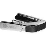 Thalia Wood Collection Capo - Black Chrome Finish with Ebony Inked Inlay 3