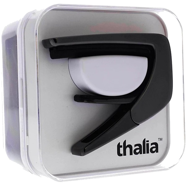 Thalia Deluxe Series Capo - Black Chrome Finish Pearl Tie-Dye 4