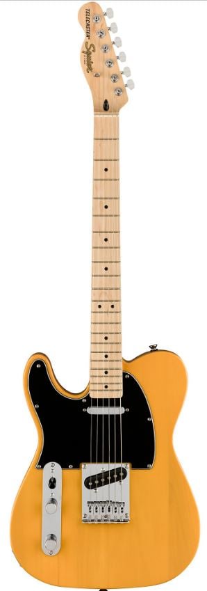 Squier Affinity Telecaster Left-Handed Maple Neck Butterscotch Blonde No Case 3