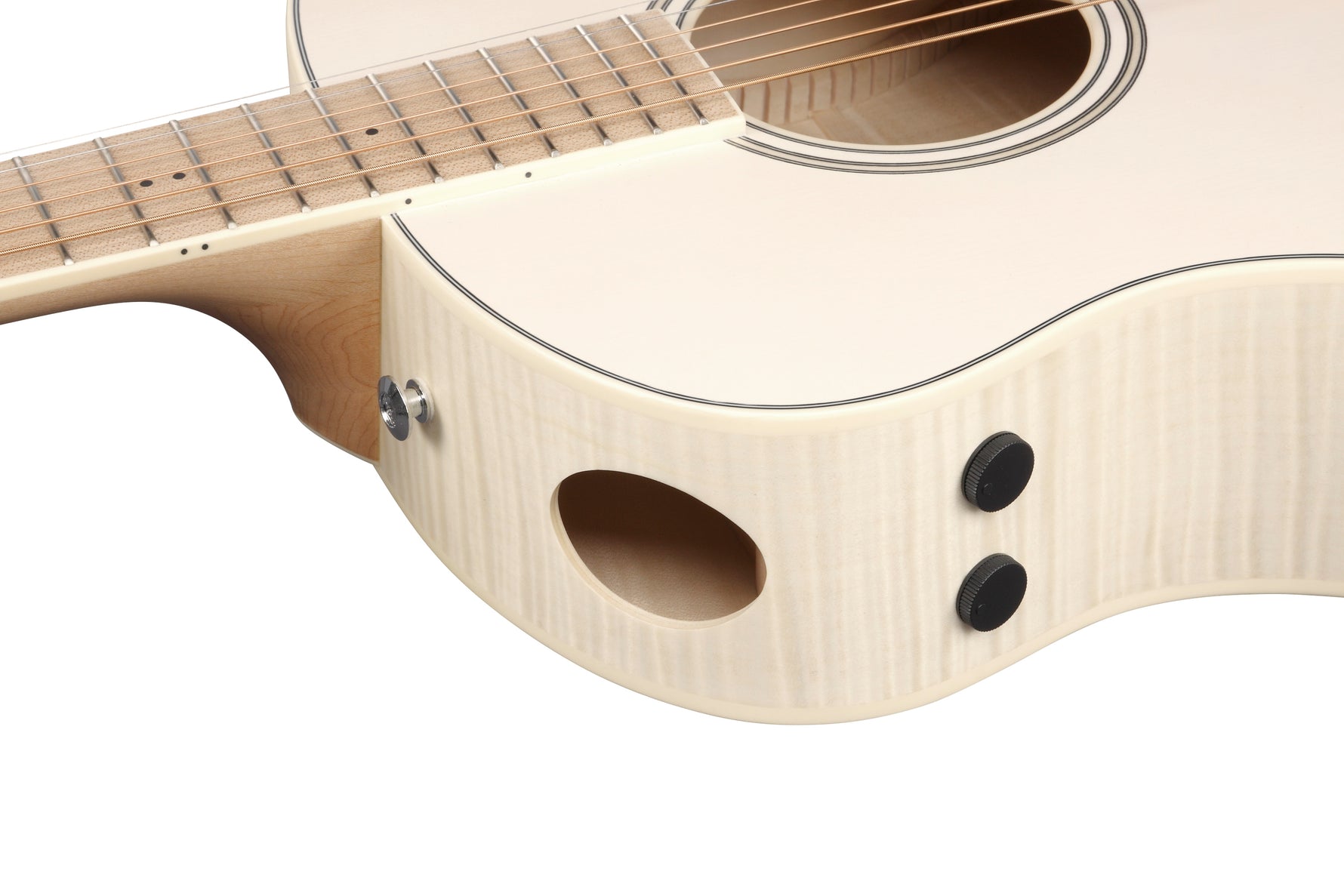 Ibanez AAM370EOAW Advanced Auditorium Acoustic Electric Guitar - Antique White 2