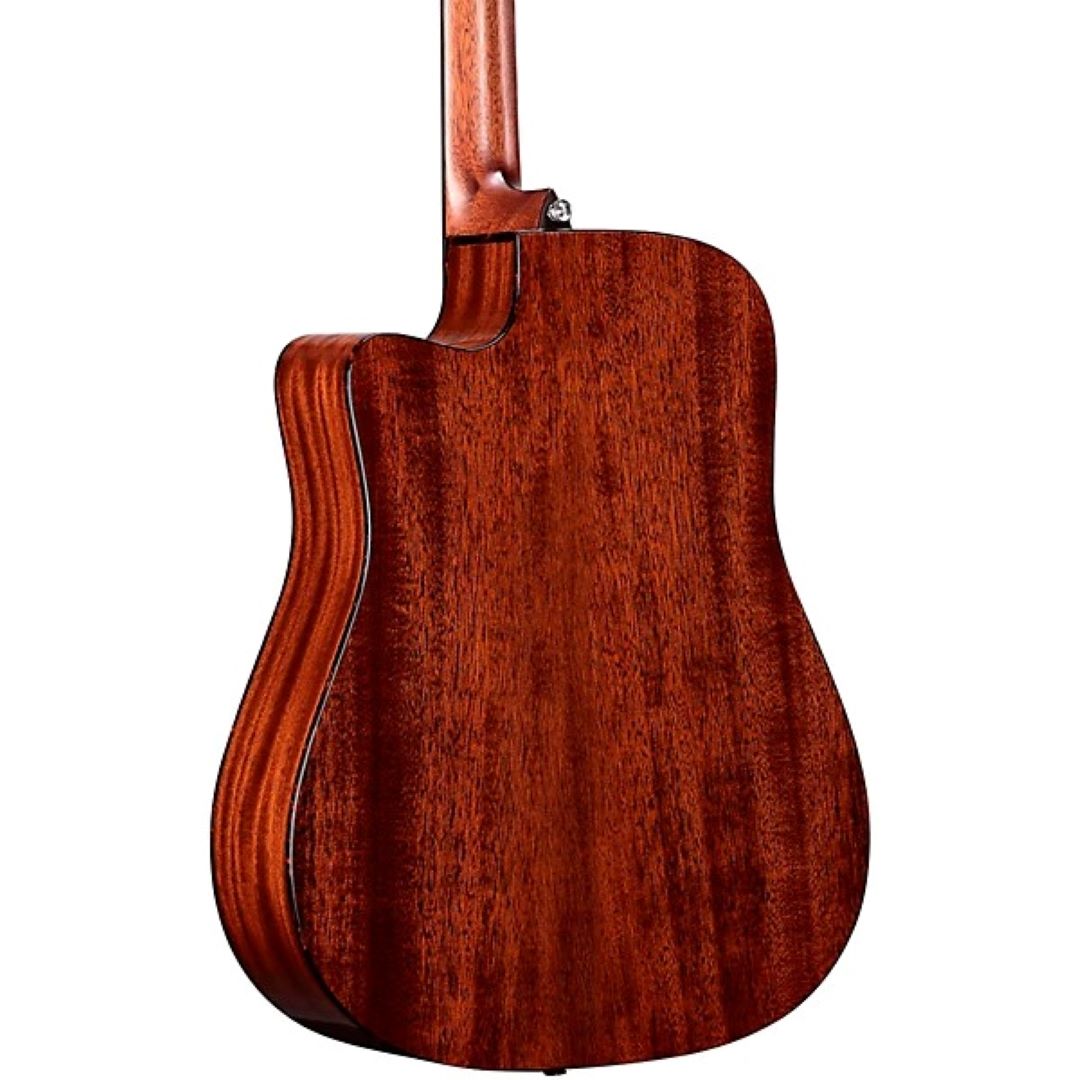 Alvarez MD66ce Masterworks Acoustic Electric Guitar in Shadowburst, back view