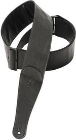 Levys M7GG3-BLK 3\" Black Leather Strap