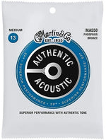 Martin MA550 SP 92/8 Phosphor Bronze Authentic Acoustic Guitar Strings - Medium