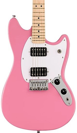 Squier Sonic Mustang HH Electric Guitar - Flash Pink
