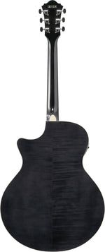Ibanez AE170TBK Acoustic Electric Guitar - Transparent Black High Gloss 7