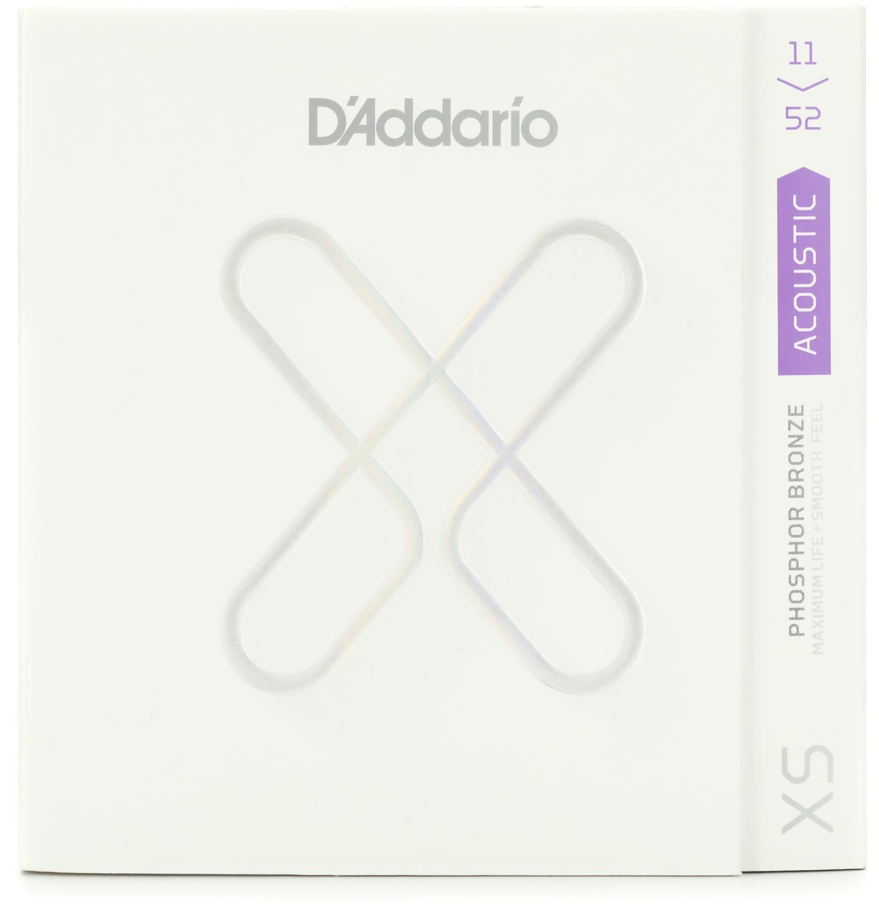 D'Addario XSAPB1152 XS Acoustic String Set Phospher Bronze Custom Light