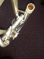 Used H.N. White 'King' Master Model Bb Cornet - Matte Silver-Plate 8