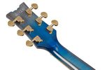 Ibanez AM93QAJBB Artcore Expressionist Hollow-Body Electric Guitar - Jet Blue Burst 2