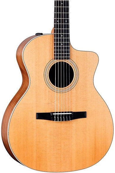 Taylor 214ce-N Nylon Acoustic Electric Guitar Natural with Gigbag