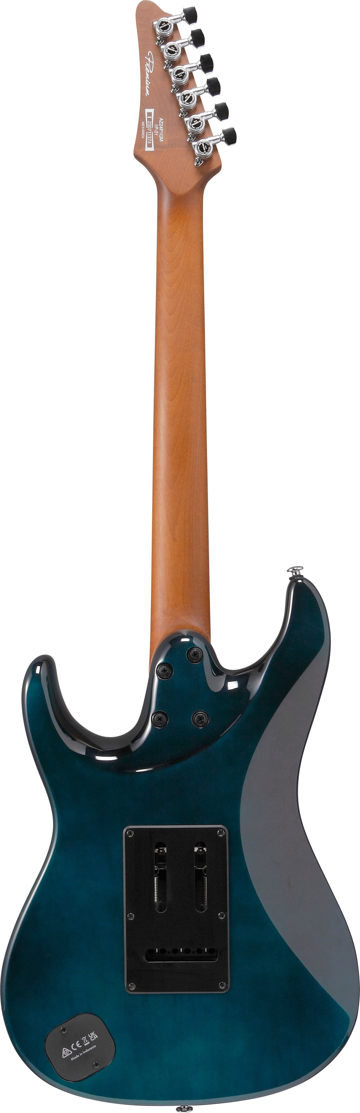 Ibanez AZ24P1QMDOB Premium Electric Guitar - Deep Ocean Blonde (B-Stock) 6