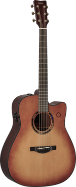 Yamaha TAG3 TransAcoustic Guitar - Sandburst 7