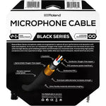 Roland RMC-B20-HIZ Black Series HIZ - 20 Foot Microphone Cable 2