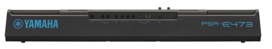 Yamaha PSR-E473 61-Key Portable Keyboard - With Power Supply 4