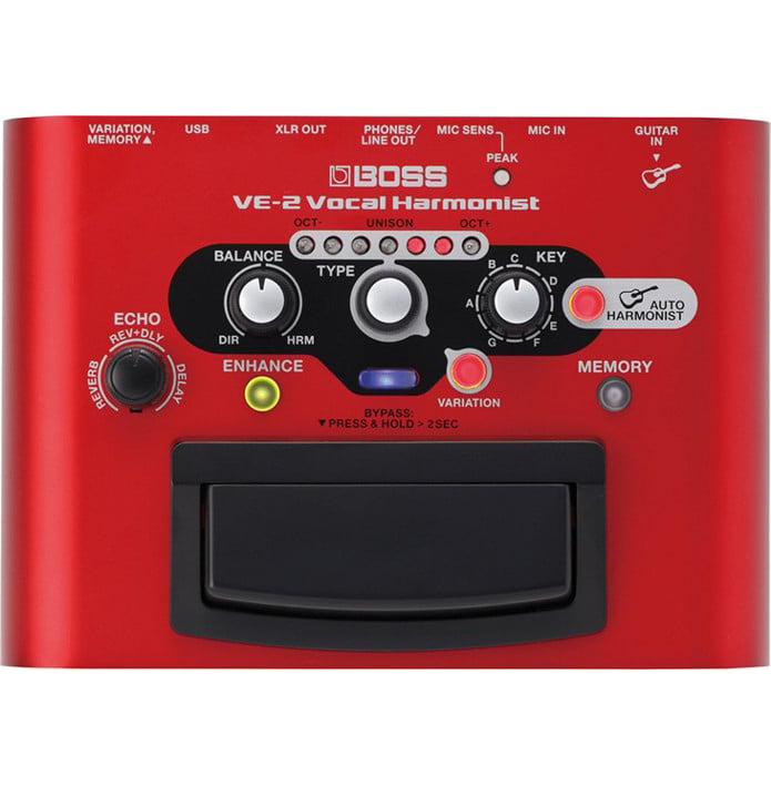 Boss VE-2 Vocal Harmonist Processor 3