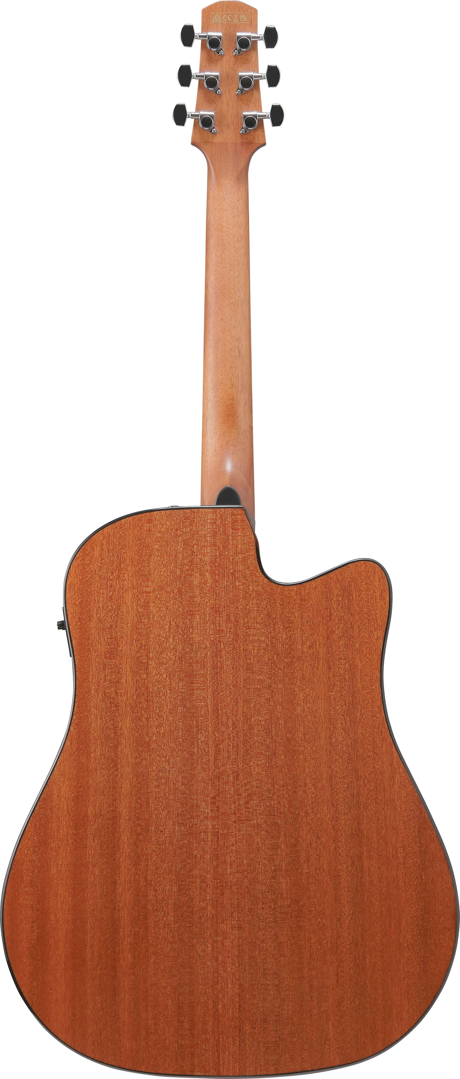 Ibanez AAD51LCEDVS Left-Hand Acoustic Electric Guitar - Dark Violin Sunburst High Gloss 7