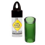 The Rock Slide Green Glass Guitar Slide - Medium 3
