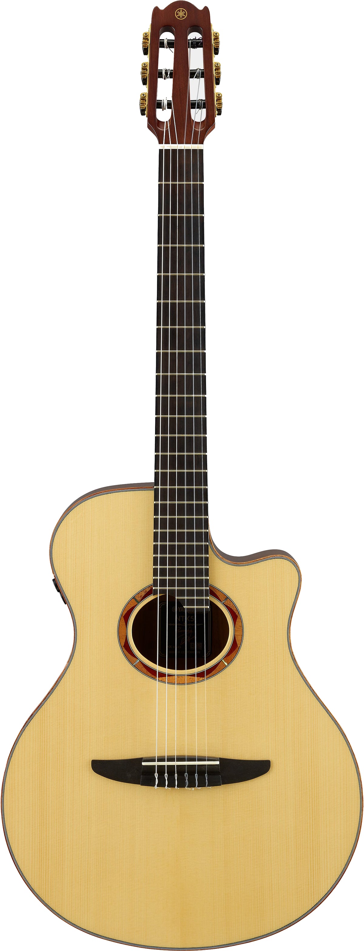 Yamaha NTX5NT Solid Acoustic-Electric Nylon String with Gig Bag (Natural) 2