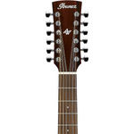 Ibanez AW5412CE 12-String Acoustic-Electric Guitar - Open Pore Natural 5