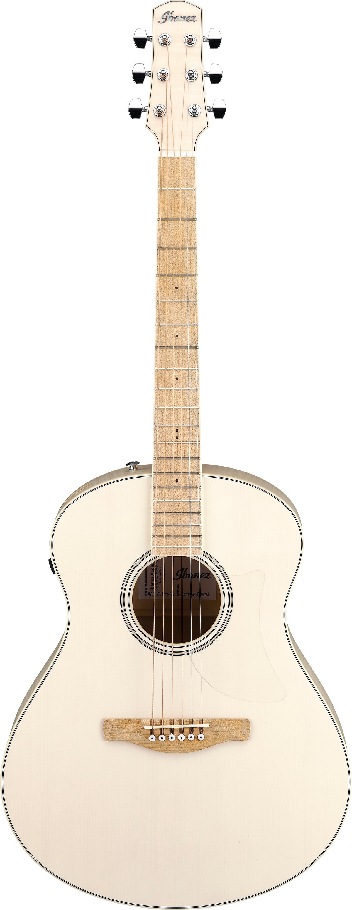 Ibanez AAM370EOAW Advanced Auditorium Acoustic Electric Guitar - Antique White 9