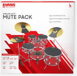 Evans SOSETFSN Sound Off Drum Mute Fusion Silencer Pack