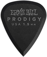 Ernie Ball Prodigy 1.5mm Picks (Black) - 6 Pack 3