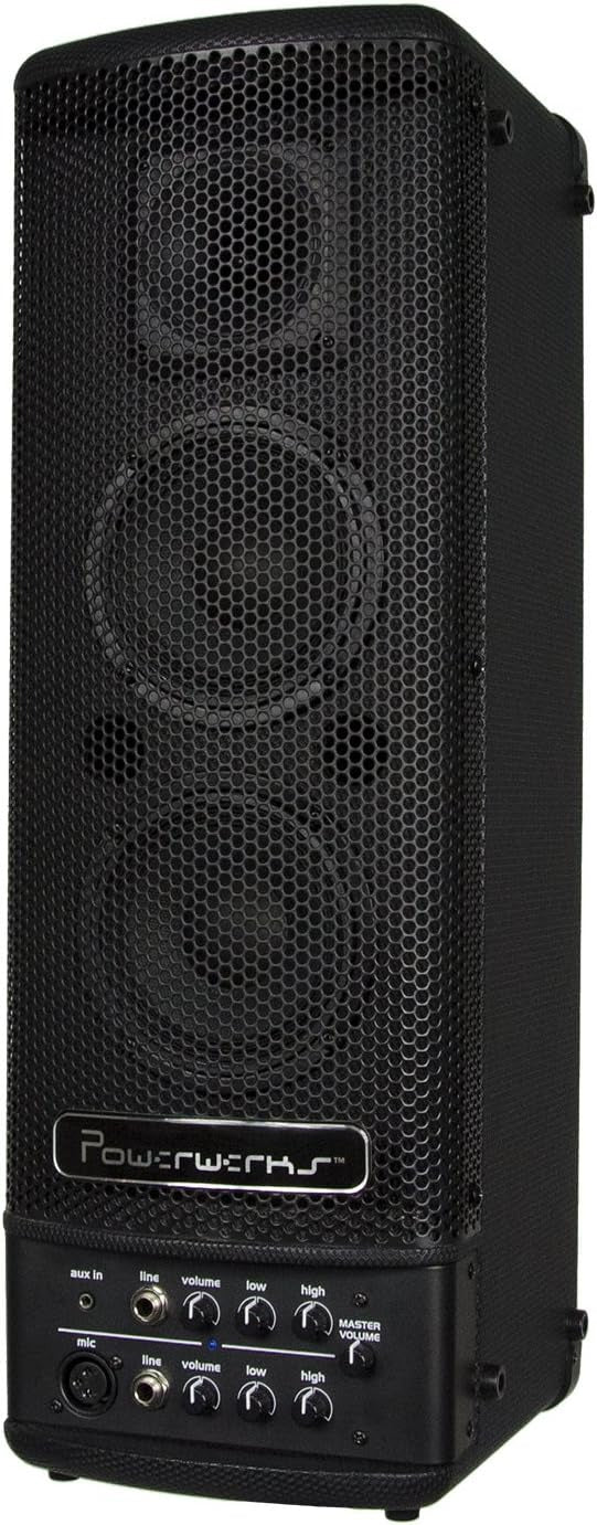 Powerwerks PW40BATBT Battery-Powered 40 Watt Portable PA - With Bluetooth 4