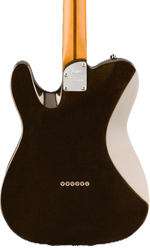 Fender American Ultra II Telecaster Electric Guitar in Texas Tea, three-quarter back view 2
