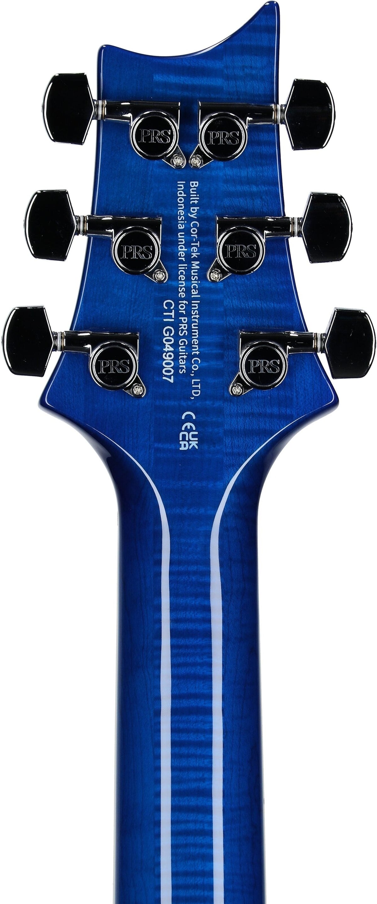PRS SE Custom 24 Semi-Hollow Piezo Electric Guitar - Lake Blue 7