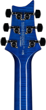 PRS SE Custom 24 Semi-Hollow Piezo Electric Guitar - Lake Blue 7