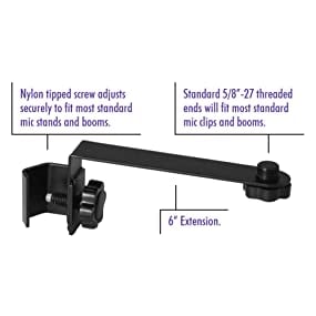 Onstage MY550 Microphone Attach Clamp On 2
